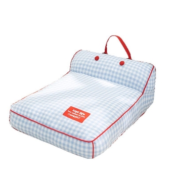 Νέα ανοιξιάτικη και καλοκαιρινή φωλιά γάτας σε κορεατικό στιλ με αντίθετα χρώματα, μαξιλάρι πλάτης, άνετο και αναπνεύσιμο, αφαιρούμενο και πλενόμενο, υπνάκο γάτας και σκύλου, είδη φωλιάς κατοικίδιων