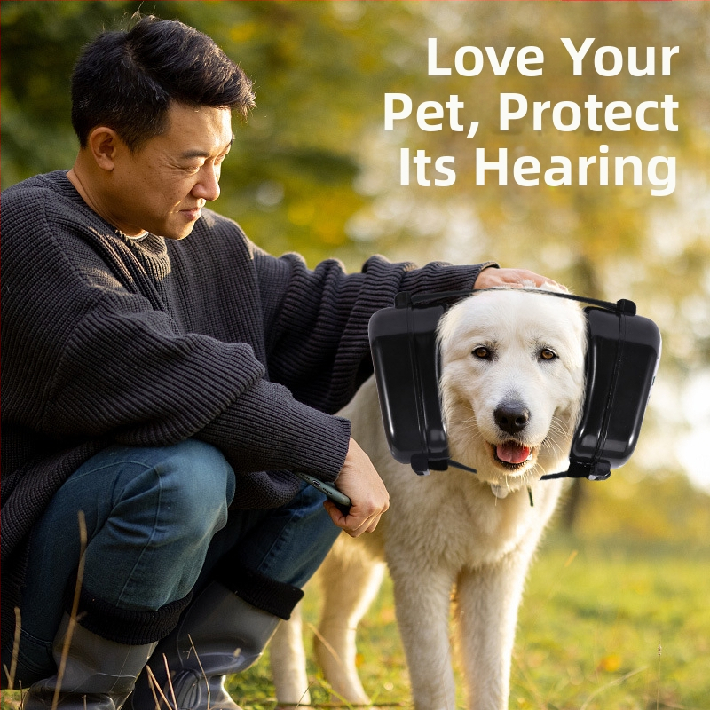 Müravastased lemmikloomadele mõeldud kõrvaklapid keskmise suurusega koertele jahipidamiseks ja laskmiseks, mugavad huultekaitsega mürasummutavad koerakõrvaklapid laos hulgimüügis