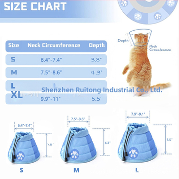 Νέο κολάρο γάτας για κατοικίδια, κολάρο κώνου γάτας, κολάρο γάτας με αντιγλείψιμο, κολάρο γάτας με αντιγλείψιμο, κολάρο γάτας με κεφαλή γάτας για κατοικίδια