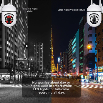 Tarpvalstybinė populiari A7 belaidė „Wi-Fi“ 360 laipsnių kamera, automatinis naktinio matymo nuotolinis vidaus ir lauko apsaugos domofonas