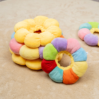 Novi prsten Suncokret Elizabeth Mekani slatki pamučni pokrivalo za glavu za pse Mačka Elizabeth Prsten Ogrlica za mačke protiv lizanja