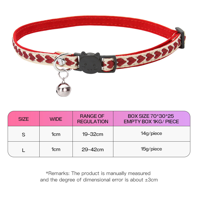 Nova baršunasta slatka ogrlica za kućne ljubimce s leptir-mašnom Amazon zvono za mačke ogrlica za pse s ljubavlju veleprodaja ogrlica za pse