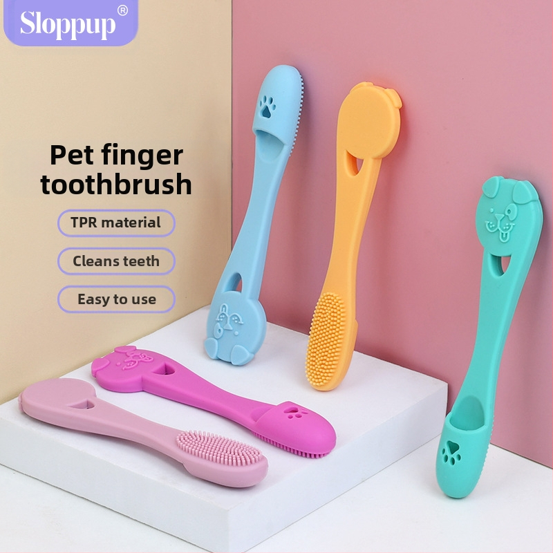 Οδοντόβουρτσα για κατοικίδια, Κούνια για δάχτυλα σκύλου, Οδοντόβουρτσα για κουτάβια, Οδοντόβουρτσα για γάτες, Είδη για σκύλους και γάτες, Αντιβακτηριδιακό