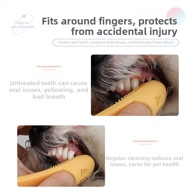 Четка за зъби за домашни любимци, Кошарка за пръсти за кучета, Четка за зъби за кученца, Четка за зъби за котки, Принадлежности за кучета и котки, Антибактериална