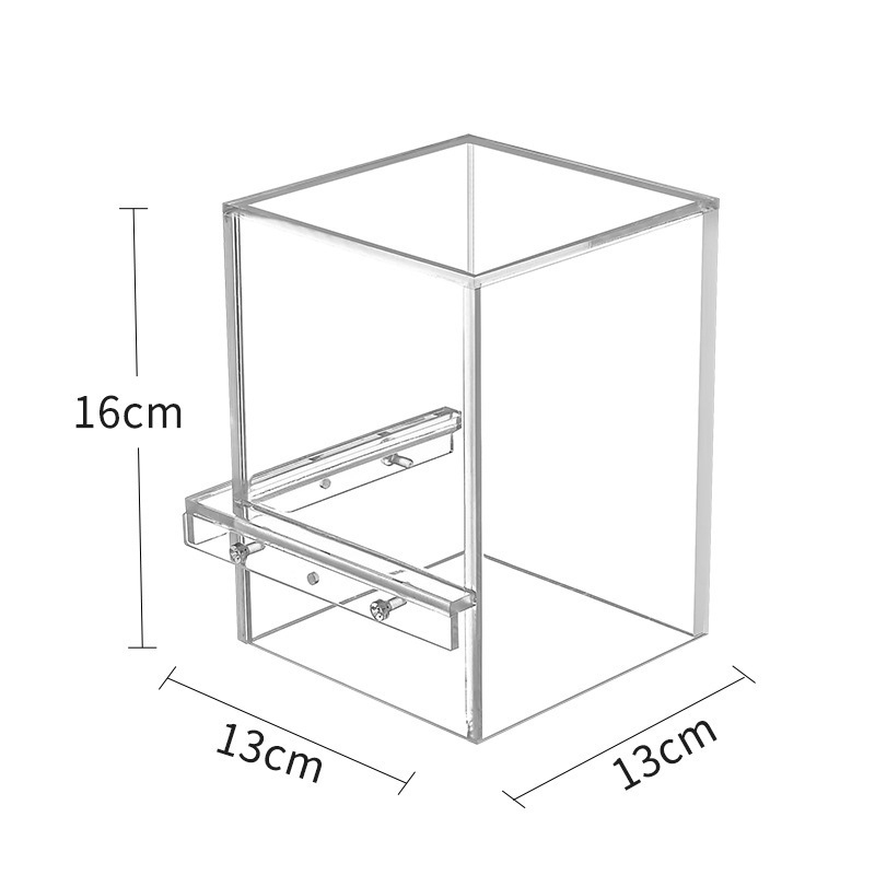 Naminių gyvūnėlių neigiamo slėgio akvariumas akrilinis mažas vakuuminis pakabos ekologiškas kūrybingas kraštovaizdžio dekoravimas mažas akvariumas