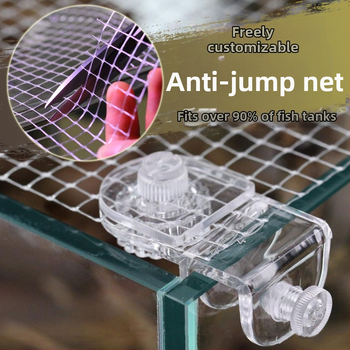 Pastoraalne jalutuskäik kerge merekalade akvaariumi kate nähtamatu hüppevastane võrk võrgukate, mida saab lõigata reguleeritav põgenemisvõrk kassivastane võrk