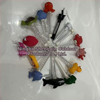 Sandėlyje Naujas termometras, spausdinamas LOGO, tarpvalstybinis karšto pardavimo baseino termometras, vaikų vandens temperatūros matuoklis