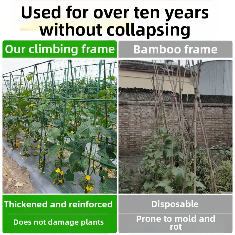 [Su Su Su] Стойка за катерене на краставици, прът за боб, стойка за домати, зеленчукова стойка, опорна пръчка за растения