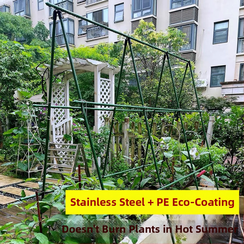 [Su Su Su] Стойка за катерене на краставици, прът за боб, стойка за домати, зеленчукова стойка, опорна пръчка за растения