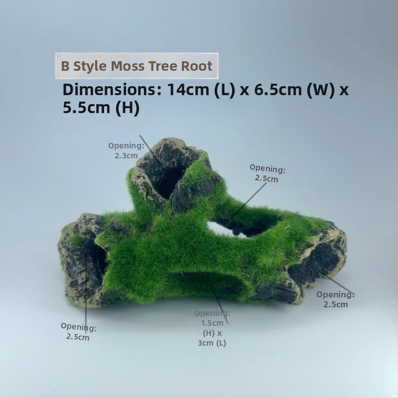 Akvariumo kraštovaizdžio flocking House dekoratyviniai dervos dirbiniai Paviljono kraštovaizdžio namas antikvarinis alpinariumas arkinis tiltas