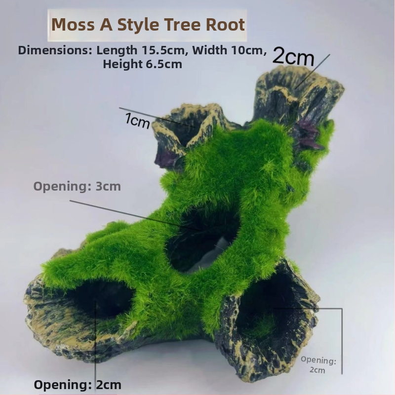 Akvariumo kraštovaizdžio flocking House dekoratyviniai dervos dirbiniai Paviljono kraštovaizdžio namas antikvarinis alpinariumas arkinis tiltas
