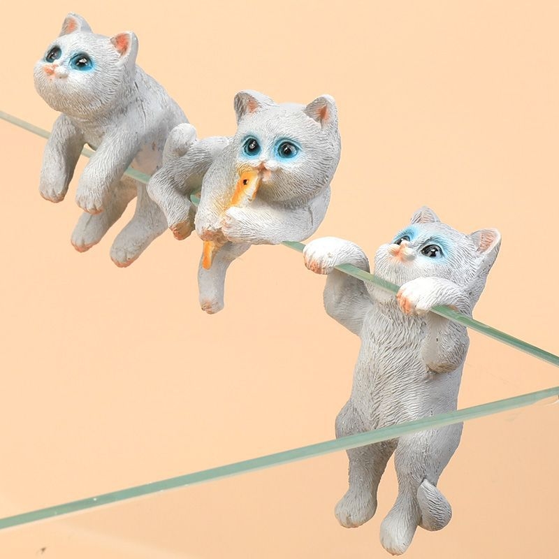 Akvariumo peizažas, katės kuprinė, akvariumo šoniniai pakabinami papuošalai, akvariumo stalas