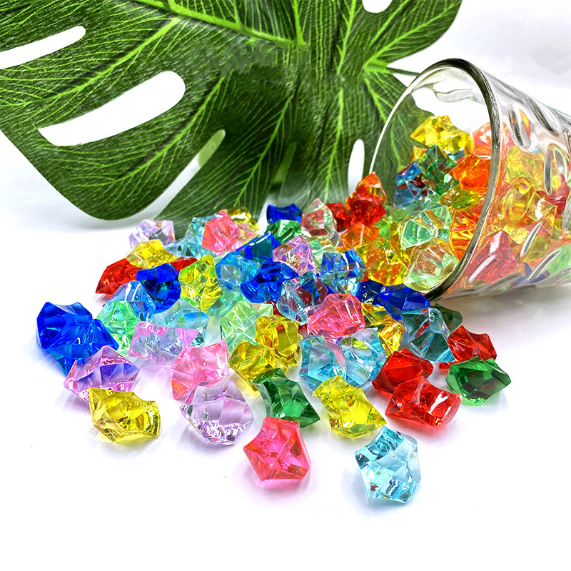 Akrilo krištolo akmens spalvingas brangakmenis žuvų bakas peizažo akmens grožis Chen dekoravimas pramogų parkas žaislų rekvizitų gamintojai didmeninė prekyba