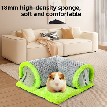 Prekogranično pamučno gnijezdo za zamorce, zabavno za male kućne ljubimce, kanalski zec, Totoro vjeverica, toplo gnijezdo za spavanje, nizozemsko gnijezdo za bušenje tunela za svinje