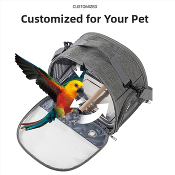 Τσάντα για πουλιά, φορητή, αδιάβροχη, κλουβί για χάμστερ, παπαγάλους, πτυσσόμενη, περιστέρι, ψαρόνι, κατοικίδιο, μαύρη τσάντα για εκδρομές Phoenix