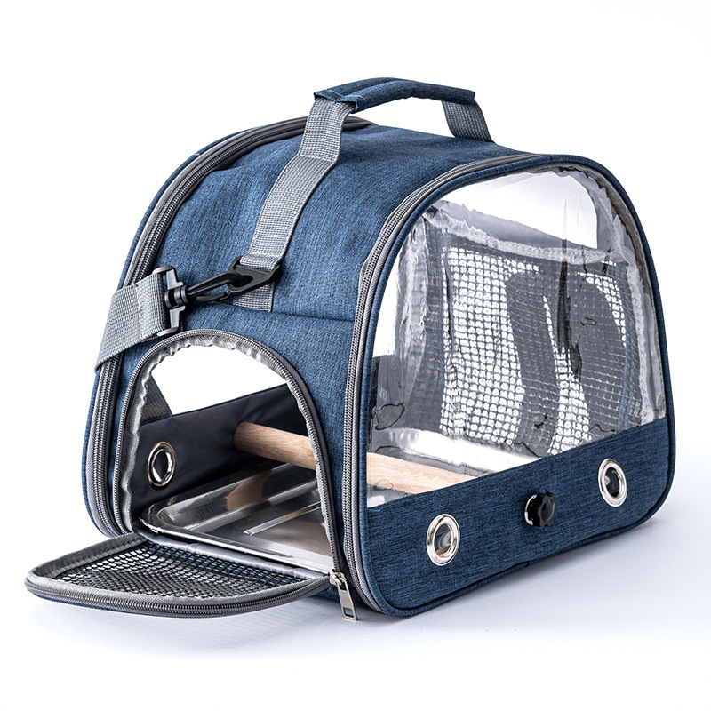 Трансгранична чанта за птици, преносима клетка за птици, водоустойчива клетка за хамстери и папагали, сгъваема чанта за гълъби, скорци и домашни любимци, черна чанта за птици, феникс