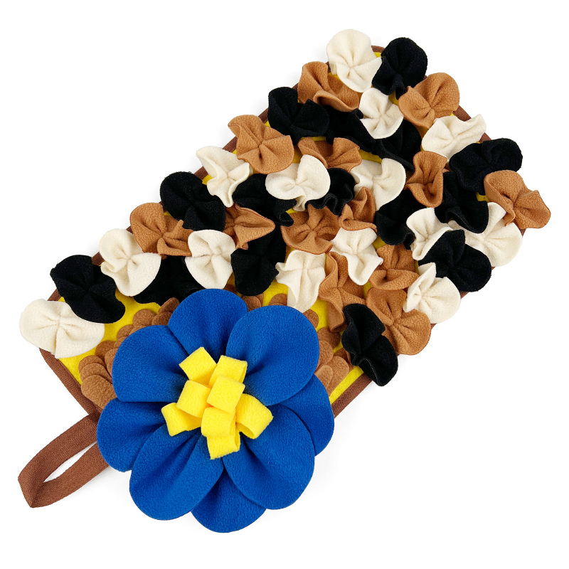 Mažų gyvūnų maitinimosi kilimėlis triušiams, ežiukams, jūrų kiaulytėms, žiurkėms, pelėms, interaktyvus mielas gėlių maitinimo kilimėlis