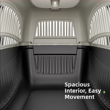 Κουτί αέρα για γάτες Φορητή έξοδος Κλουβί για γάτες Τσάντα μεταφοράς κατοικίδιων ζώων Κουτί μεταφοράς αυτοκινήτου Κλουβί σκύλου Φορητό πλαστικό κουτί γάτας