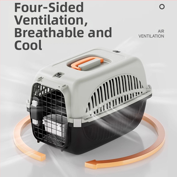 Κουτί αέρα για γάτες Φορητή έξοδος Κλουβί για γάτες Τσάντα μεταφοράς κατοικίδιων ζώων Κουτί μεταφοράς αυτοκινήτου Κλουβί σκύλου Φορητό πλαστικό κουτί γάτας