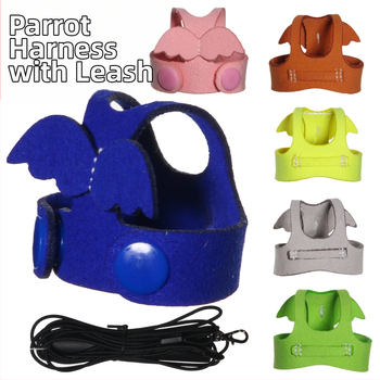 Въже за летене с папагал Jilong, каишка за летене, ултралеко въже за тренировка, сцепление, принадлежности за разходка с птици, устойчиви на ухапване
