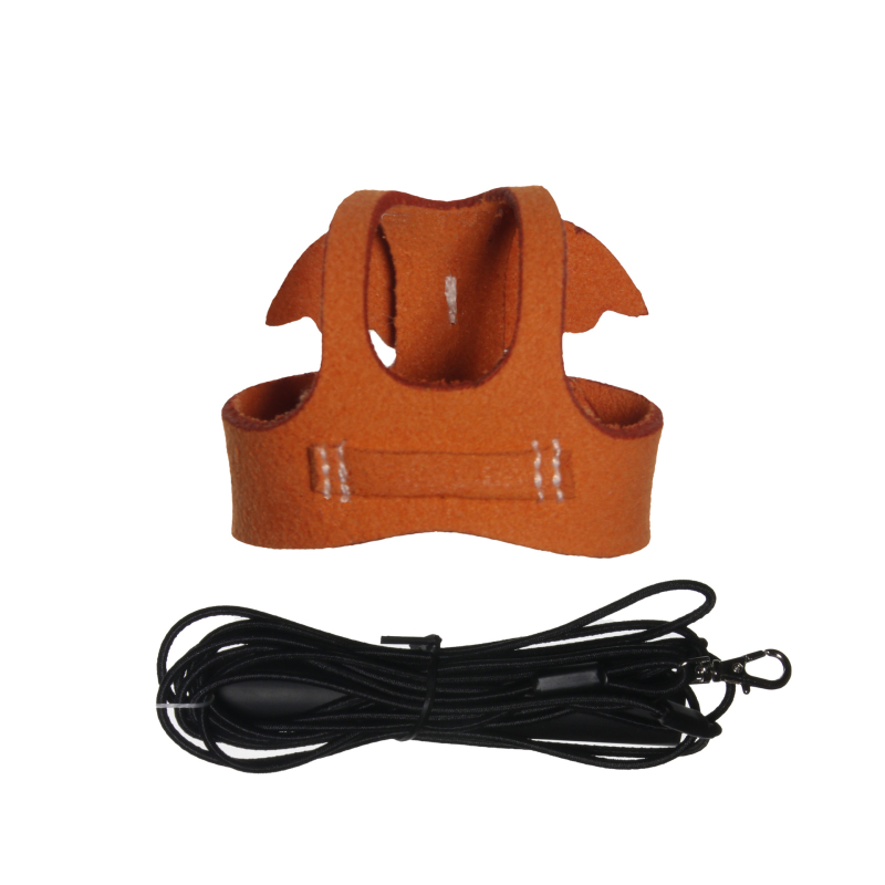 Въже за летене с папагал Jilong, каишка за летене, ултралеко въже за тренировка, сцепление, принадлежности за разходка с птици, устойчиви на ухапване