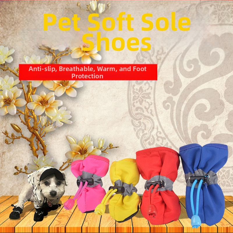 Lemmiklooma pehme tallaga kummikud Teddy Pomeranian Vip Bichon pehme tallaga kummikud Saapad Koera jalakatted Veekindlad Lemmiklooma