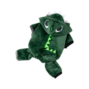 Ρούχα Σκύλου Χειμερινά Ρούχα Δεινοσαύρων Ζεστά Ρούχα Φαντού για Κατοικίδια Χαριτωμένα Τετράποδα Ρούχα Γάτας Ρούχα Μεταμόρφωσης