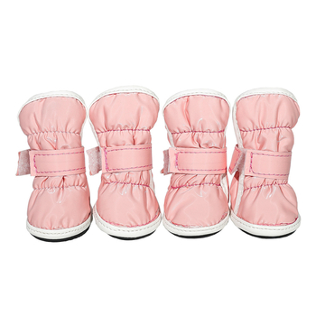 24 žieminiai šunų batai meškiuko formos „schanery“ mažiems šunims, sniego batai, vandeniui atsparūs šalčiui, pėdų uždangalai