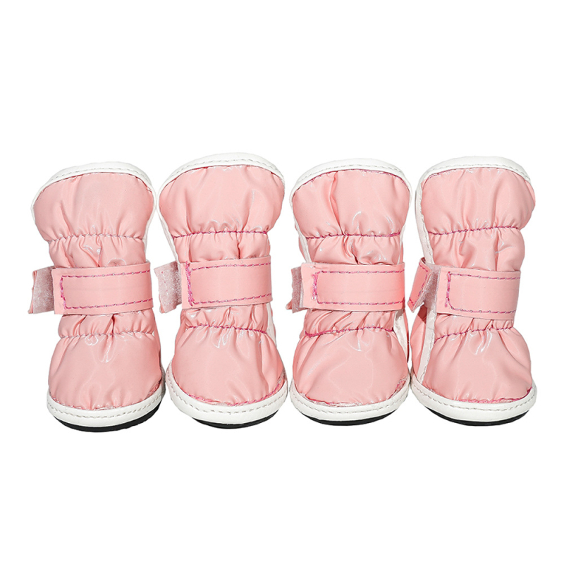 24 žieminiai šunų batai meškiuko formos „schanery“ mažiems šunims, sniego batai, vandeniui atsparūs šalčiui, pėdų uždangalai