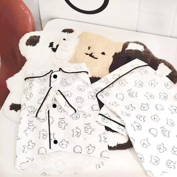 Ursuleți de pluș câini mici primăvara și vara câini pisici haine animale de companie internet popular Winnie the Pooh model acasă pijamale cămașă