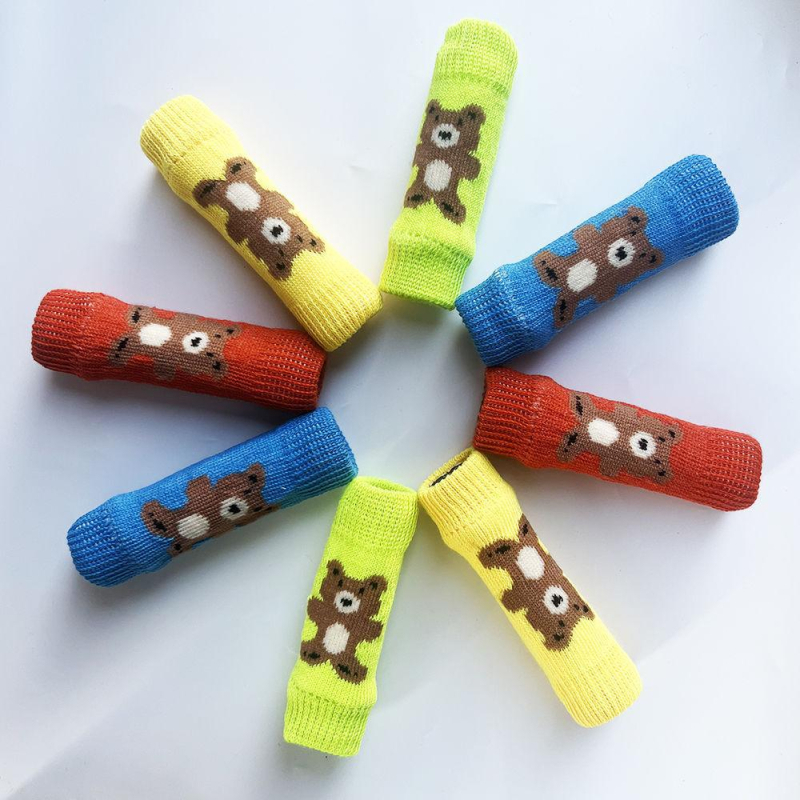 Naminių gyvūnėlių kojinės, naujos kelių apsaugos, kojų kojinės, apsaugančios nuo įbrėžimų, apsaugančios nuo nešvarumų nei meškiuko alkūnės apsauga mažam šuniui