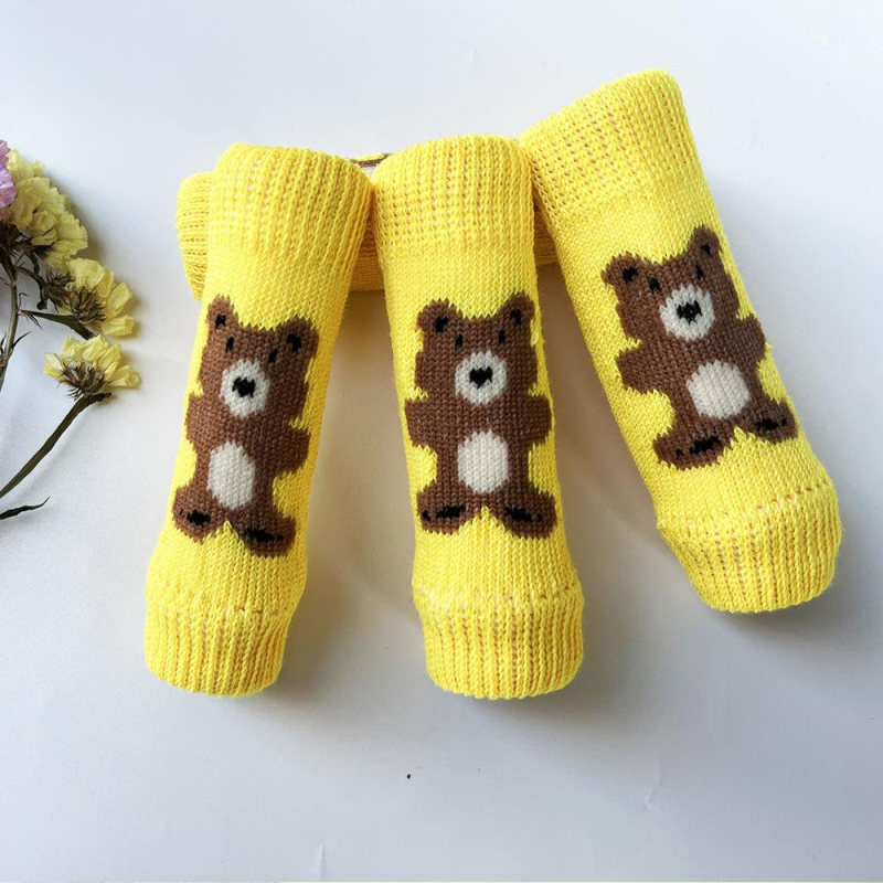 Naminių gyvūnėlių kojinės, naujos kelių apsaugos, kojų kojinės, apsaugančios nuo įbrėžimų, apsaugančios nuo nešvarumų nei meškiuko alkūnės apsauga mažam šuniui