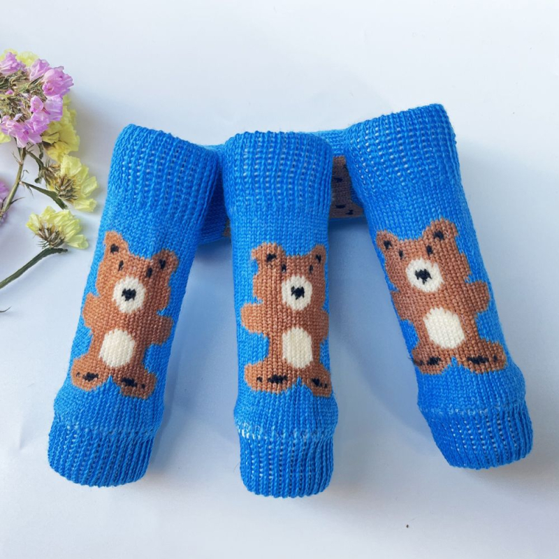 Naminių gyvūnėlių kojinės, naujos kelių apsaugos, kojų kojinės, apsaugančios nuo įbrėžimų, apsaugančios nuo nešvarumų nei meškiuko alkūnės apsauga mažam šuniui