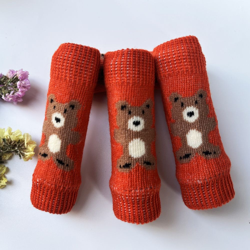 Naminių gyvūnėlių kojinės, naujos kelių apsaugos, kojų kojinės, apsaugančios nuo įbrėžimų, apsaugančios nuo nešvarumų nei meškiuko alkūnės apsauga mažam šuniui