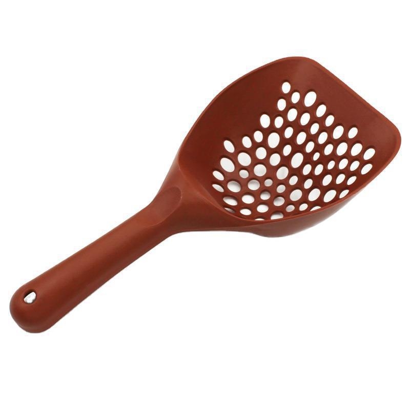 Naminių gyvūnėlių reikmenys, didmeninė prekyba kačių kraiko kastuvais, didelis storas plastikinis kačių išmatų kastuvas, kačių tualeto kačių kraiko dėžė, nesandarūs kastuvai