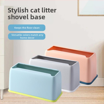 Metalinis kačių kraiko kastuvo pagrindas, laikymo dėžė, kačių kraiko kastuvo vieta, lentyna, kastuvo kostiumas, priedai, kačių kraiko kastuvo palydovas