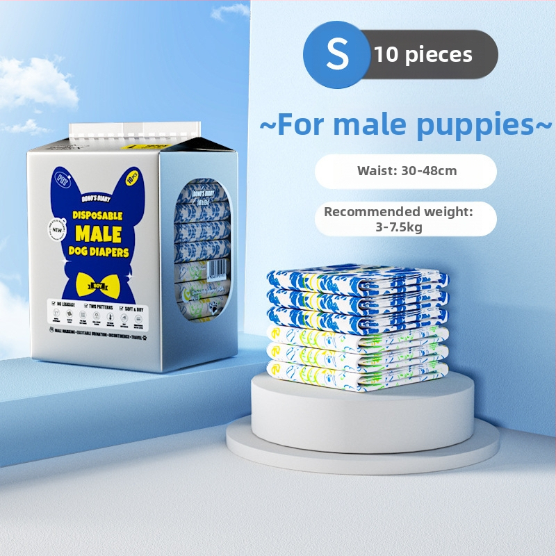 JURNALUL LUI DONO scutece pentru câini câine mascul cățea pantaloni fiziologici scutece pentru animale de companie în jurnalul de creștere al animalelor de companie