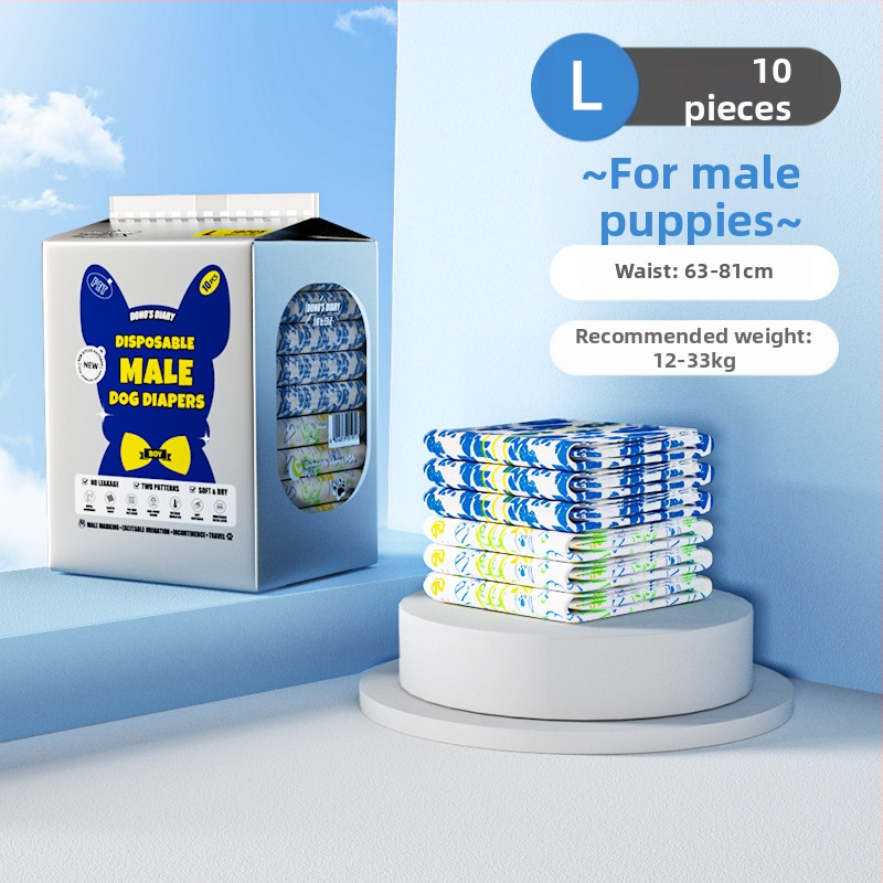 JURNALUL LUI DONO scutece pentru câini câine mascul cățea pantaloni fiziologici scutece pentru animale de companie în jurnalul de creștere al animalelor de companie