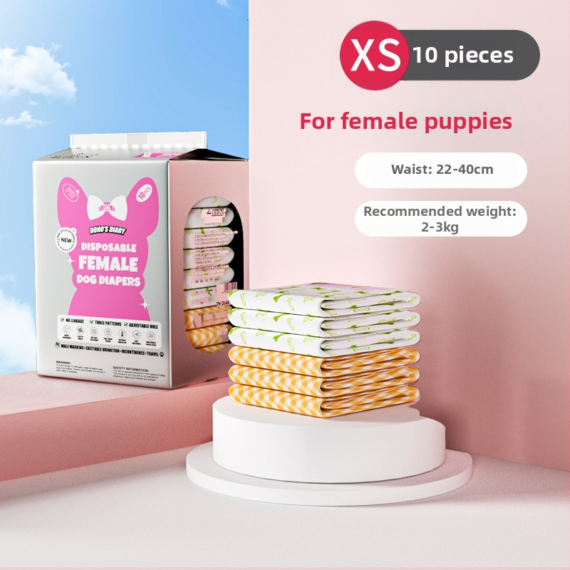 JURNALUL LUI DONO scutece pentru câini câine mascul cățea pantaloni fiziologici scutece pentru animale de companie în jurnalul de creștere al animalelor de companie