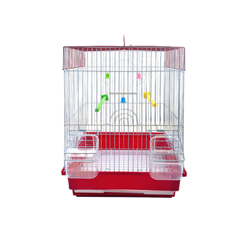 Tipptasemel kaasavõetav roostevabast terasest linnupuur papagoi linnupuur linnuvilla läbipaistev puur hall hulgimüügi papagoi linnu koduseks kasutamiseks