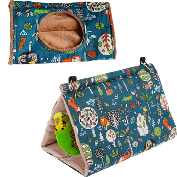 Φωλιά παπαγάλου από βαμβάκι Φθινόπωρο και Χειμώνας Καθαρό βαμβάκι με πυκνό χειμερινό φωλιά πουλιών Αιώρα πουλιών Φωλιά παπαγάλου Σπιτάκι πουλιών Φωλιά ύπνου Τριγωνική φωλιά