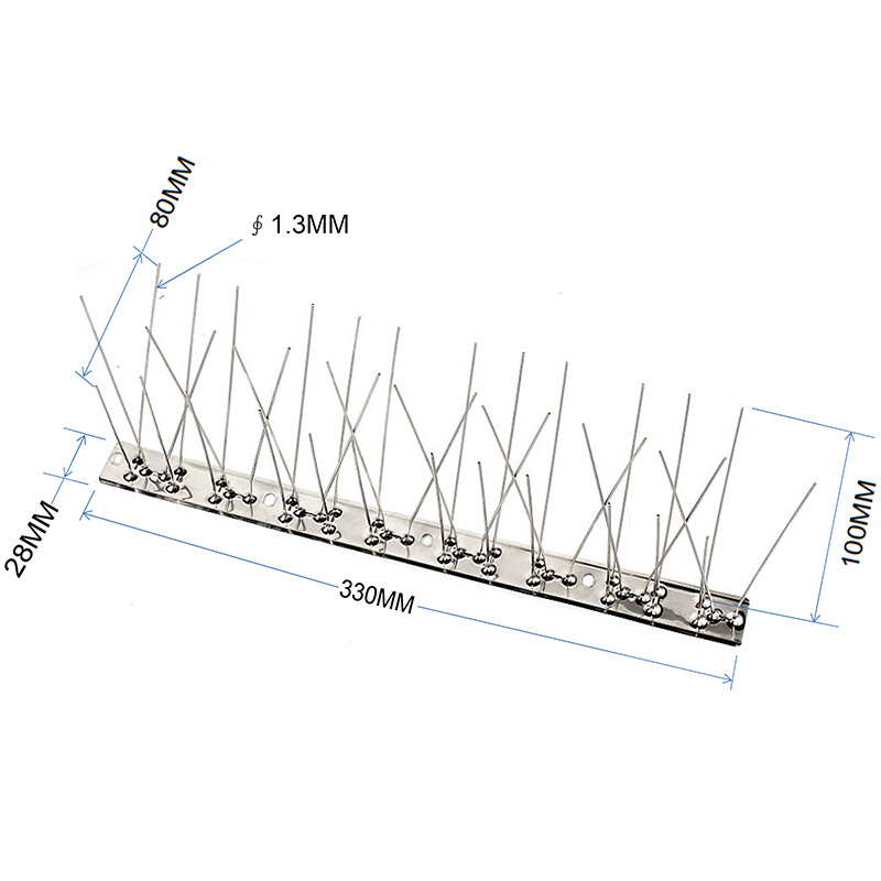 Производители на източници, трансграничен анти-птици Stinger 304 неръждаема стомана, електрическа птица Stinger, ловец на птици за овощни градини, слънчева птица Starcher