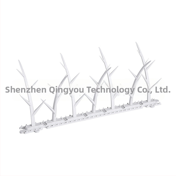 Κοφτερά και όμορφα λευκά αντιπυρικά καρφιά πουλιών, πλαστικά καρφιά πουλιών, αντικλεπτικά, αντιγάτες, ηλεκτρικά καρφιά απωθητικά πουλιών σε σχήμα κλαδιού, χονδρικής