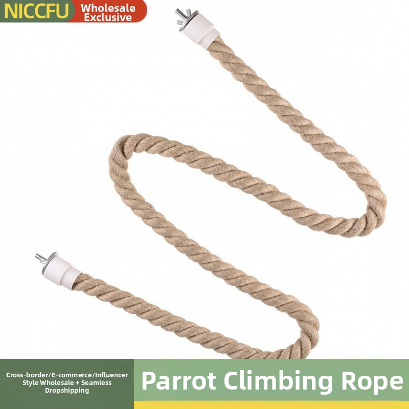 NC velika, srednja i mala papiga uže za penjanje po užetu za grickanje ljestve za papigu viseća igračka za uže za papigu penjanje po pticama pamučno uže za penjanje