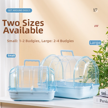 Κλουβί πουλιών με φορητό κλουβί πουλιών, κλουβί με δέρμα τίγρης και παιωνία, μικρό κλουβί πουλιών Sun Monk, μεγάλο, μεταλλικό κλουβί πουλιών υψηλής ποιότητας