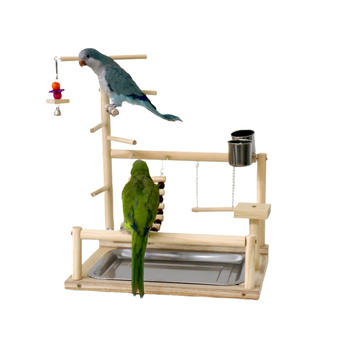 Βάση για παπαγάλους, σκαλοπάτι αναρρίχησης πουλιών, κούνια παιδικής χαράς, παιχνίδι αναρρίχησης για εκπαίδευση, ξύλινος στύλος, πολυστρωματική βάση πουλιών