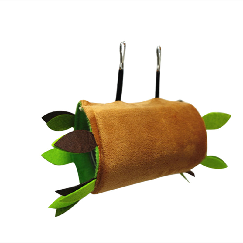 Mala plišana igračka za kućne ljubimce, hrčak, lišće, viseća ležaljka, žičara, bušilica, ljuljačka, set od pet dijelova, vjeverica, toplo pamučno viseće gnijezdo