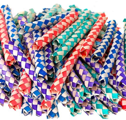 Jucărie pentru mușcături de papagal, jucărie pentru păsări, accesorii DIY, sfoară țesută