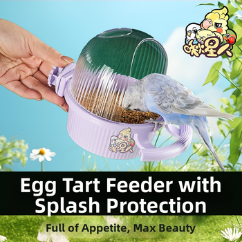 Hranilica za ptice, vodootporna posuda za hranu, makroni s stalkom od vrpce, kavez s unutarnjim fiksnim križem, svileni kavez za ptice, kutija za hranu velikog kapaciteta