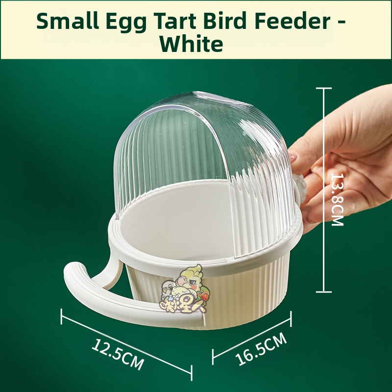 Hranilica za ptice, vodootporna posuda za hranu, makroni s stalkom od vrpce, kavez s unutarnjim fiksnim križem, svileni kavez za ptice, kutija za hranu velikog kapaciteta